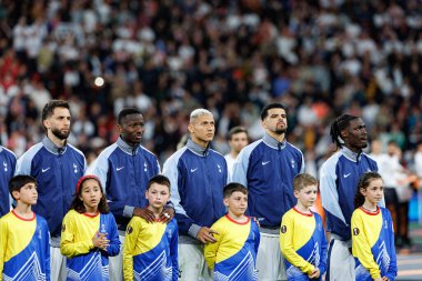 Tottenham oyuncuları UEFA Avrupa Ligi 2025 final maçında Tottenham Hotspur FC ve Manchester United FC (Maciej Rogowski)
