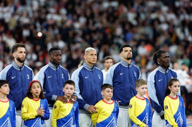 Tottenham oyuncuları UEFA Avrupa Ligi 2025 final maçında Tottenham Hotspur FC ve Manchester United FC (Maciej Rogowski)