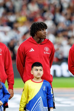 Patrick Dorgu UEFA Avrupa Ligi 2025 final maçında Tottenham Hotspur FC ve Manchester United FC (Maciej Rogowski)
