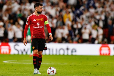 Bruno Fernandes UEFA Avrupa Ligi 2025 final maçında Tottenham Hotspur FC ve Manchester United FC (Maciej Rogowski)