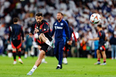 Bruno Fernandes UEFA Avrupa Ligi 2025 final maçında Tottenham Hotspur FC ve Manchester United FC (Maciej Rogowski)