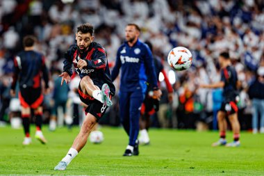Bruno Fernandes UEFA Avrupa Ligi 2025 final maçında Tottenham Hotspur FC ve Manchester United FC (Maciej Rogowski)
