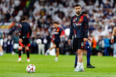 Bruno Fernandes UEFA Avrupa Ligi 2025 final maçında Tottenham Hotspur FC ve Manchester United FC (Maciej Rogowski)