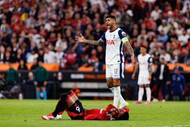 Cristian Romero, UEFA Avrupa Ligi 2025 final maçında Tottenham Hotspur FC ve Manchester United FC (Maciej Rogowski)