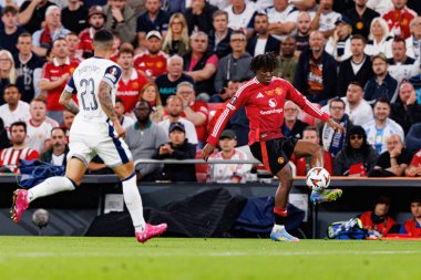 Patrick Dorgu UEFA Avrupa Ligi 2025 final maçında Tottenham Hotspur FC ve Manchester United FC (Maciej Rogowski)