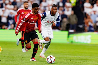 Amad Diallo UEFA Avrupa Ligi 2025 final maçında Tottenham Hotspur FC ve Manchester United FC (Maciej Rogowski)
