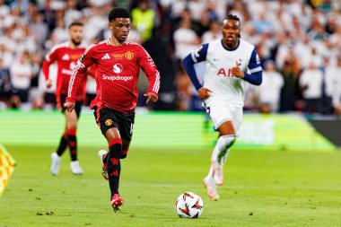 Amad Diallo UEFA Avrupa Ligi 2025 final maçında Tottenham Hotspur FC ve Manchester United FC (Maciej Rogowski)