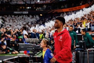 Amad Diallo UEFA Avrupa Ligi 2025 final maçında Tottenham Hotspur FC ve Manchester United FC (Maciej Rogowski)