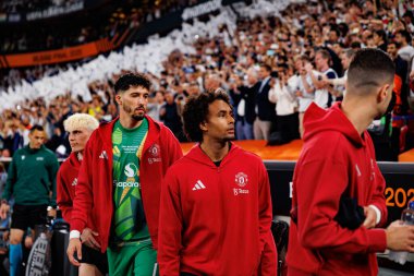 Joshua Zirzkee, UEFA Avrupa Ligi 2025 final maçında Tottenham Hotspur FC ve Manchester United FC (Maciej Rogowski)