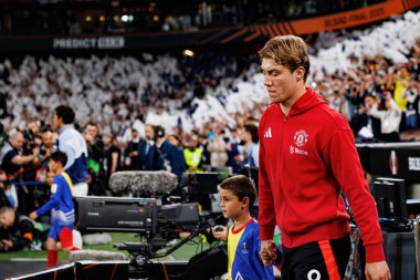 Rasmus Hojlund UEFA Avrupa Ligi 2025 final maçında Tottenham Hotspur FC ve Manchester United FC (Maciej Rogowski)