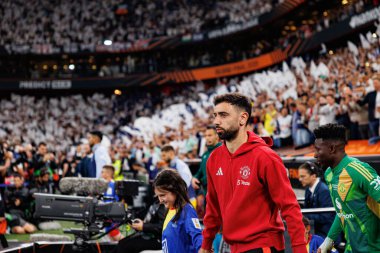 Bruno Fernandes UEFA Avrupa Ligi 2025 final maçında Tottenham Hotspur FC ve Manchester United FC (Maciej Rogowski)