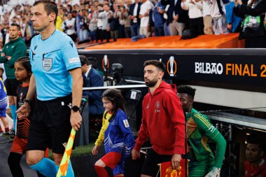 Bruno Fernandes UEFA Avrupa Ligi 2025 final maçında Tottenham Hotspur FC ve Manchester United FC (Maciej Rogowski)