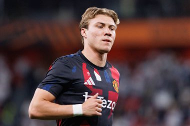 Rasmus Hojlund UEFA Avrupa Ligi 2025 final maçında Tottenham Hotspur FC ve Manchester United FC (Maciej Rogowski)