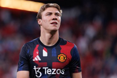Rasmus Hojlund UEFA Avrupa Ligi 2025 final maçında Tottenham Hotspur FC ve Manchester United FC (Maciej Rogowski)