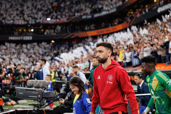 Bruno Fernandes UEFA Avrupa Ligi 2025 final maçında Tottenham Hotspur FC ve Manchester United FC (Maciej Rogowski)