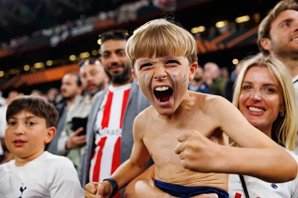 Tottenham taraftarları UEFA Avrupa Ligi 2025 final maçında Tottenham Hotspur FC ve Manchester United FC (Maciej Rogowski)