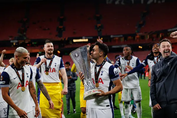 Sergio Reguilon UEFA Avrupa Ligi 2025 final maçında Tottenham Hotspur FC ve Manchester United FC (Maciej Rogowski)