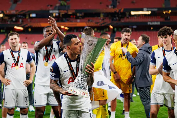 Pedro Porro, UEFA Avrupa Ligi 2025 final maçında Tottenham Hotspur FC ve Manchester United FC (Maciej Rogowski)