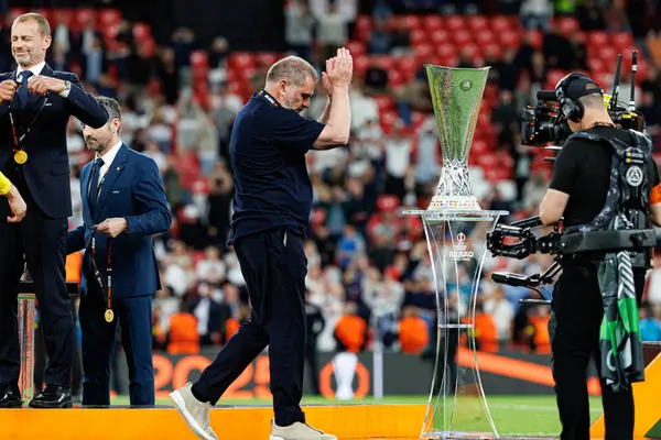 Ange Postecoğlu UEFA Avrupa Ligi 2025 final maçında Tottenham Hotspur FC ve Manchester United FC (Maciej Rogowski)