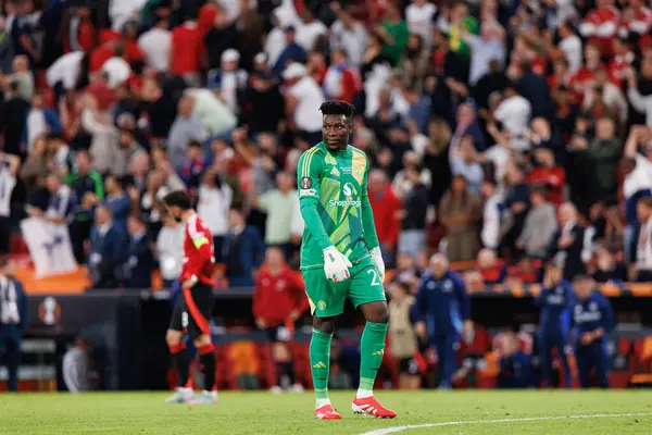 Andre Onana, UEFA Avrupa Ligi 2025 final maçında Tottenham Hotspur FC ve Manchester United FC (Maciej Rogowski)