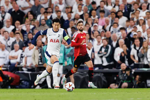 Heung-min Son, UEFA Avrupa Ligi 2025 final maçında Tottenham Hotspur FC ve Manchester United FC (Maciej Rogowski)