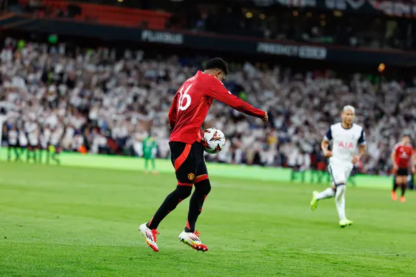 Amad Diallo UEFA Avrupa Ligi 2025 final maçında Tottenham Hotspur FC ve Manchester United FC (Maciej Rogowski)