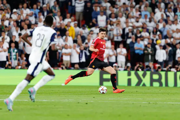 Harry Maguire, Tottenham Hotspur FC ile Manchester United FC (Maciej Rogowski) arasında oynanan UEFA Avrupa Ligi 2025 final maçında görüldü.)