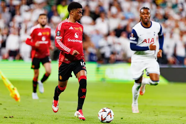 Amad Diallo UEFA Avrupa Ligi 2025 final maçında Tottenham Hotspur FC ve Manchester United FC (Maciej Rogowski)