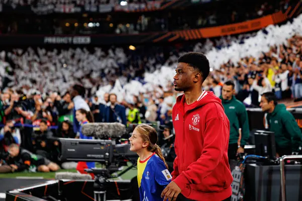 Amad Diallo UEFA Avrupa Ligi 2025 final maçında Tottenham Hotspur FC ve Manchester United FC (Maciej Rogowski)