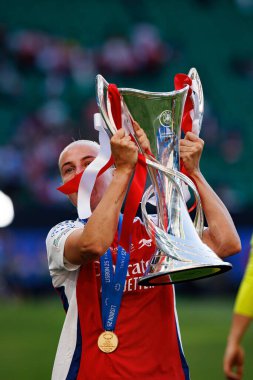 Bethany Mead UEFA Kadınlar Şampiyonlar Ligi 2025 final maçında Estadio Jose Alvalade 'de Arsenal FC ve FC Barcelona arasında görüldü (Maciej Rogowski)