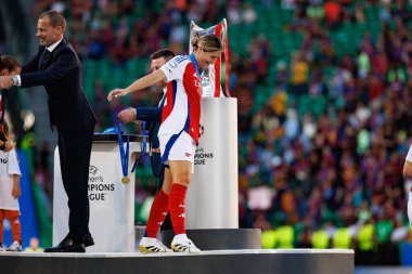 Kyra Cooney-Cross UEFA Kadınlar Şampiyonlar Ligi 2025 final maçında Estadio Jose Alvalade 'de (Maciej Rogowski) Arsenal FC ve FC Barcelona arasında görüldü.)