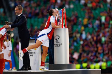 Caitlin Foord UEFA Kadınlar Şampiyonlar Ligi 2025 final maçında Estadio Jose Alvalade 'de Arsenal FC ve FC Barcelona arasında görüldü (Maciej Rogowski)