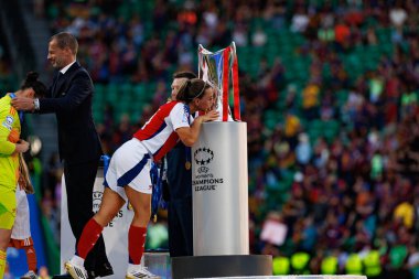 Kate McCabe UEFA Kadınlar Şampiyonlar Ligi 2025 final maçında Estadio Jose Alvalade 'de Arsenal FC ve FC Barcelona arasında görüldü (Maciej Rogowski)