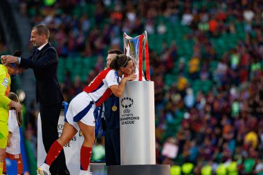 Kate McCabe UEFA Kadınlar Şampiyonlar Ligi 2025 final maçında Estadio Jose Alvalade 'de Arsenal FC ve FC Barcelona arasında görüldü (Maciej Rogowski)