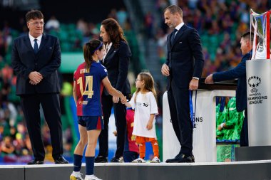 Aitana Bonmati, UEFA Kadınlar Şampiyonlar Ligi 2025 final maçında Estadio Jose Alvalade 'de (Maciej Rogowski) Arsenal FC ve FC Barcelona arasında görüldü.)