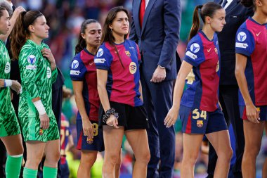 Kika Nazareth UEFA Kadınlar Şampiyonlar Ligi 2025 final maçında Estadio Jose Alvalade 'de Arsenal FC ve FC Barcelona arasında görüldü (Maciej Rogowski)