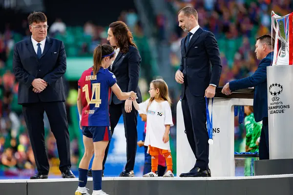 Aitana Bonmati, UEFA Kadınlar Şampiyonlar Ligi 2025 final maçında Estadio Jose Alvalade 'de (Maciej Rogowski) Arsenal FC ve FC Barcelona arasında görüldü.)