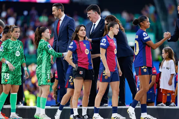 Kika Nazareth UEFA Kadınlar Şampiyonlar Ligi 2025 final maçında Estadio Jose Alvalade 'de Arsenal FC ve FC Barcelona arasında görüldü (Maciej Rogowski)