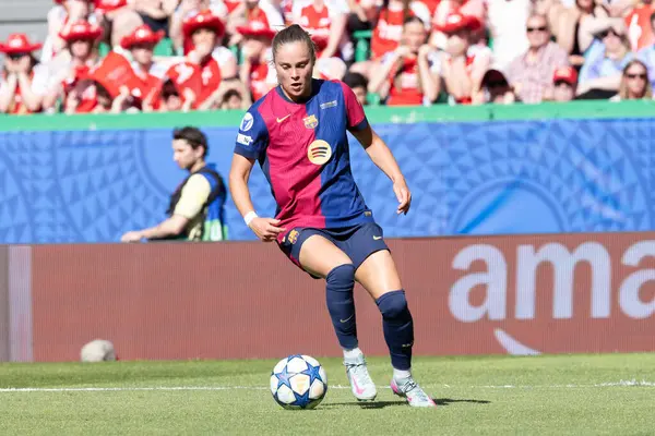 Ewa Pajor, UEFA Kadınlar Şampiyonlar Ligi 2025 final maçında Estadio Jose Alvalade 'de Arsenal FC ve FC Barcelona arasında görüldü (Maciej Rogowski)