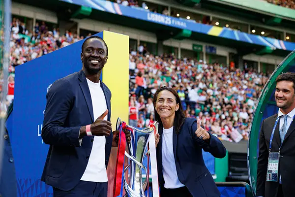 UEFA Şampiyonlar Ligi 2025 final maçında Estadio Jose Alvalade 'de Arsenal FC ve FC Barcelona (Maciej Rogowski) görüldü.)