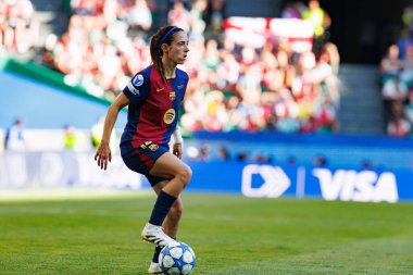 Aitana Bonmati, UEFA Kadınlar Şampiyonlar Ligi 2025 final maçında Estadio Jose Alvalade 'de (Maciej Rogowski) Arsenal FC ve FC Barcelona arasında görüldü.)