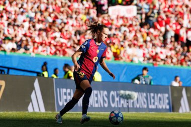 Caroline Graham Hansen UEFA Kadınlar Şampiyonlar Ligi 2025 final maçında Estadio Jose Alvalade 'de Arsenal FC ve FC Barcelona arasında görüldü (Maciej Rogowski)