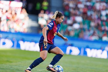 Alexia Putellas, UEFA Kadınlar Şampiyonlar Ligi 2025 final maçında Estadio Jose Alvalade 'de Arsenal FC Barcelona (Maciej Rogowski) ile karşılaştı.)