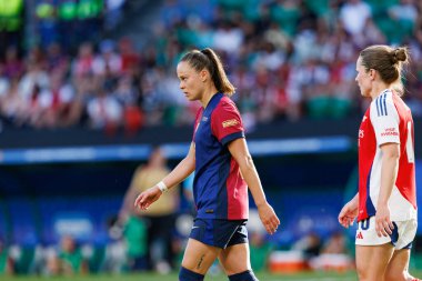 Ewa Pajor, UEFA Kadınlar Şampiyonlar Ligi 2025 final maçında Estadio Jose Alvalade 'de Arsenal FC ve FC Barcelona arasında görüldü (Maciej Rogowski)