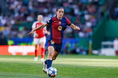 Aitana Bonmati, UEFA Kadınlar Şampiyonlar Ligi 2025 final maçında Estadio Jose Alvalade 'de (Maciej Rogowski) Arsenal FC ve FC Barcelona arasında görüldü.)