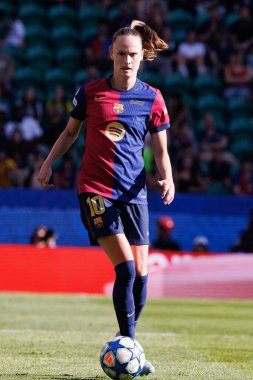 Caroline Graham Hansen UEFA Kadınlar Şampiyonlar Ligi 2025 final maçında Estadio Jose Alvalade 'de Arsenal FC ve FC Barcelona arasında görüldü (Maciej Rogowski)