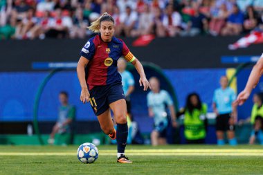 Alexia Putellas, UEFA Kadınlar Şampiyonlar Ligi 2025 final maçında Estadio Jose Alvalade 'de Arsenal FC Barcelona (Maciej Rogowski) ile karşılaştı.)