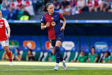 Ewa Pajor, UEFA Kadınlar Şampiyonlar Ligi 2025 final maçında Estadio Jose Alvalade 'de Arsenal FC ve FC Barcelona arasında görüldü (Maciej Rogowski)