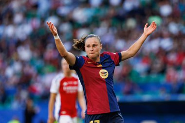 Ewa Pajor, UEFA Kadınlar Şampiyonlar Ligi 2025 final maçında Estadio Jose Alvalade 'de Arsenal FC ve FC Barcelona arasında görüldü (Maciej Rogowski)