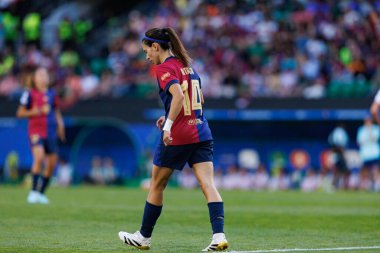 Aitana Bonmati, UEFA Kadınlar Şampiyonlar Ligi 2025 final maçında Estadio Jose Alvalade 'de (Maciej Rogowski) Arsenal FC ve FC Barcelona arasında görüldü.)